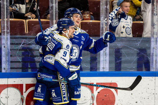 Leksands Alexander Lundqvist jublar