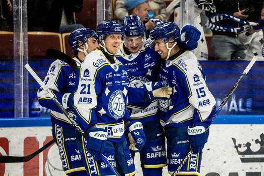 Leksands Alexander Lundqvist jublar