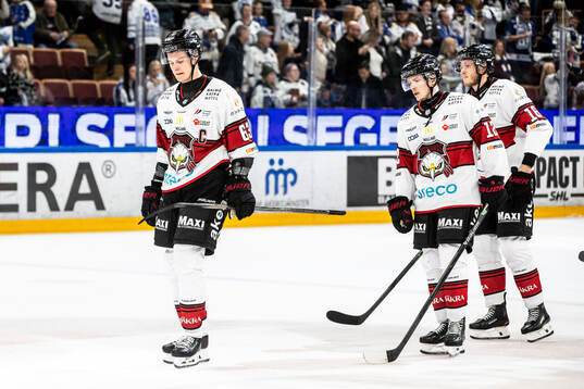 Malmö Redhawks Fredrik Händemark och Linus Öberg och