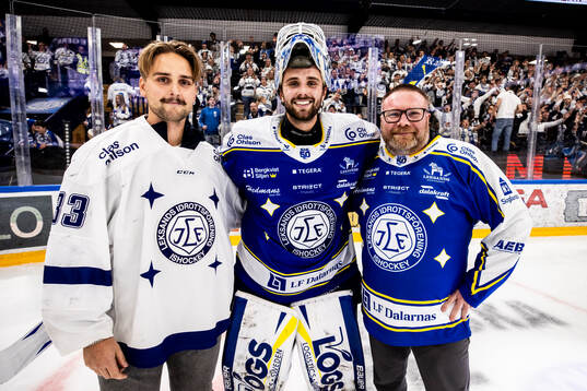 Leksands målvakt Jakob Hellsten