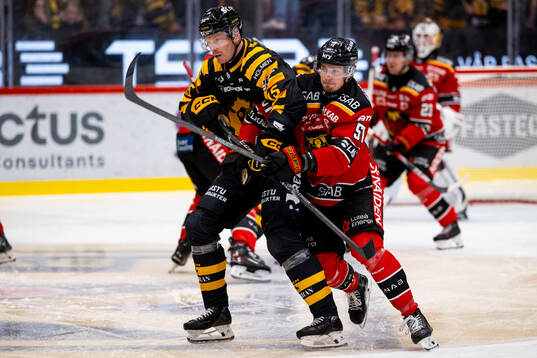 Skellefteås Lars Bryggman och Luleås Markus Nurmi