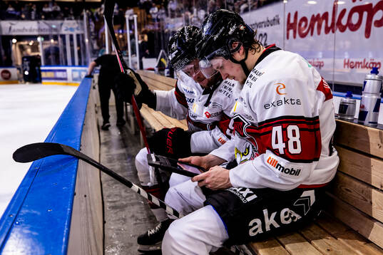Malmö Redhawks Carl Persson och Malmö Redhawks Lauri