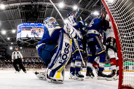 Leksands målvakt Jakob Hellsten