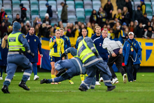 A pitch invader