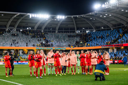 Players of Spain celebrate