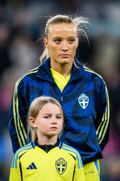 Smilla Holmberg of Sweden at lineup