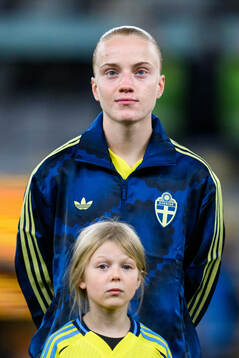 Anna Sandberg of Sweden at lineup
