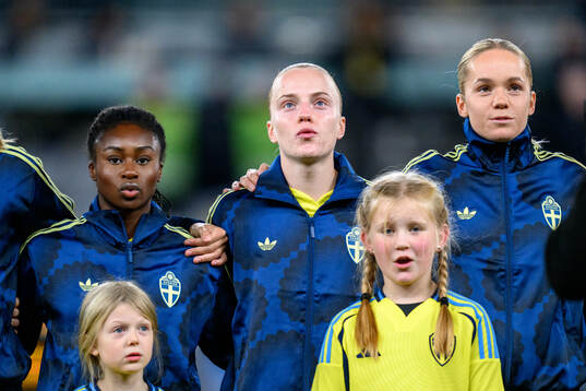 Monica Jusu Bah, Anna Sandberg and Hanna Lundkvist of