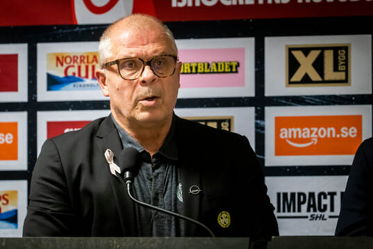 Brynäs assisterande tränare Anders Carlsson på