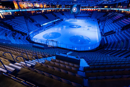 Interiör vy från Vida arena