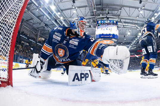 Växjös målvakt Ludvig Persson