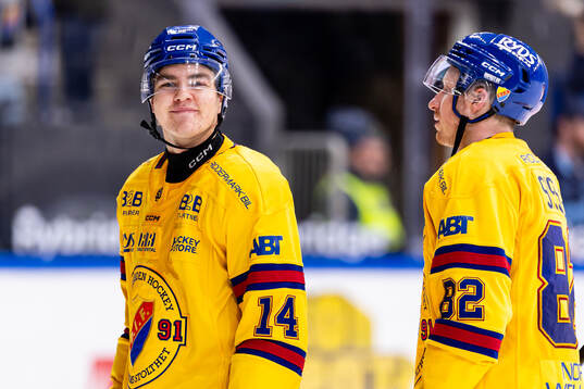 Djurgårdens Anton Frondell jublar