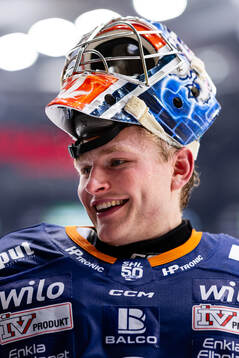 Växjös målvakt Ludvig Persson