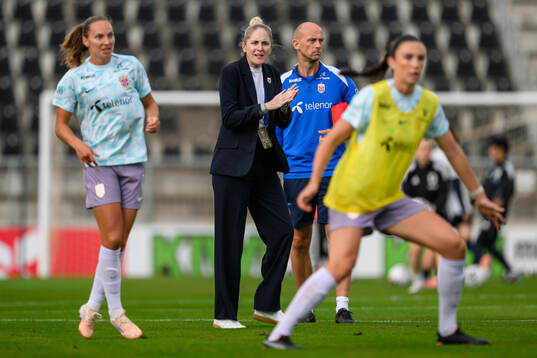 Head coach Gemma Grainger of Norway
