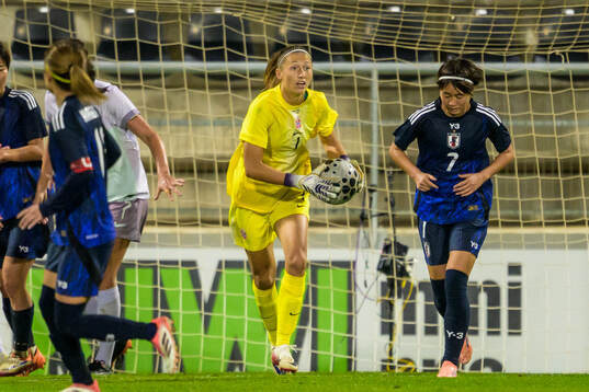Goalkeeper Cecilie Hauståker Fiskerstrand