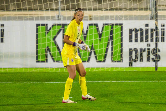 Goalkeeper Cecilie Hauståker Fiskerstrand
