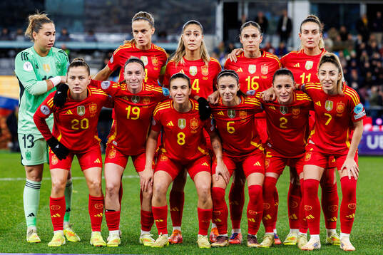 The starting eleven of Spain