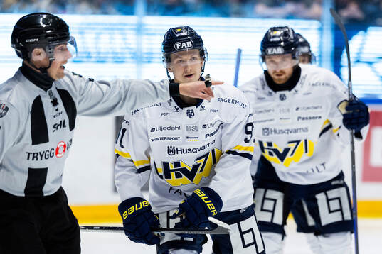 HV71s Aleksi Heponiemi jublar