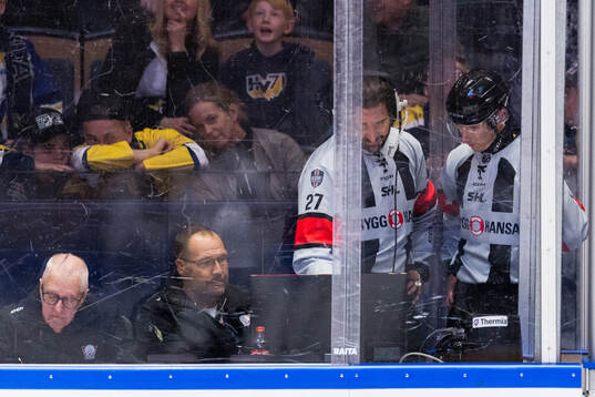Domare Mikael Sjöqvist och Domare Christoffer Holm men en