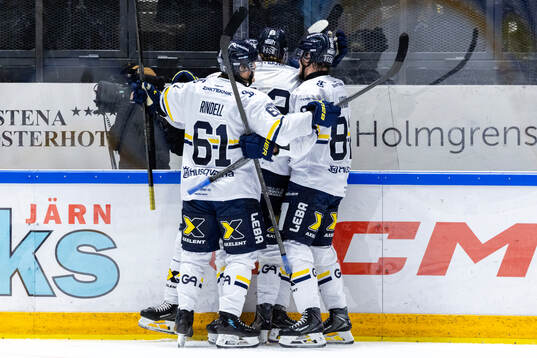 HV71s spelare jublar