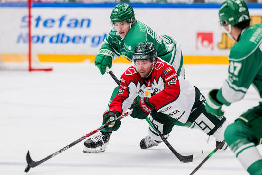 Rögles Isac Solberg och Frölundas Christian Folin