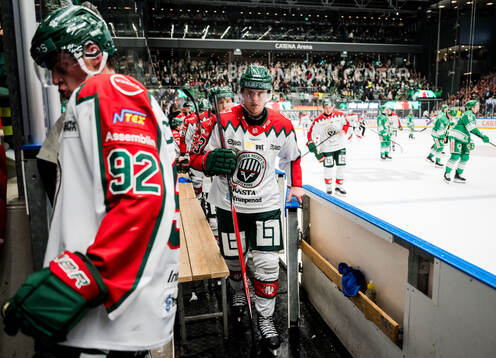 Frölundas Linus Högberg deppar