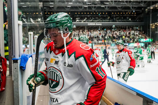 Frölundas Max Lindholm deppar