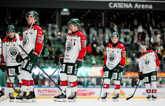 Frölundas Jere Innala, Nicklas Lasu och Ivar Stenberg