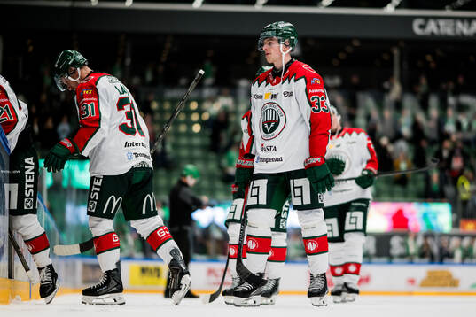 Frölundas Linus Högberg deppar