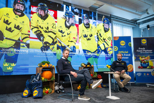 Tre Kronor dams förbundskapten Ulf Lundberg