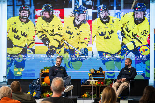 Tre Kronor dams förbundskapten Ulf Lundberg