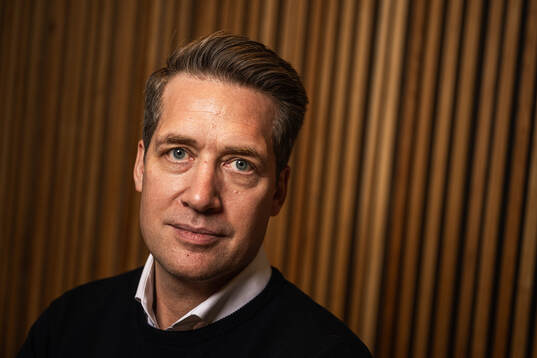 Tre Kronor herrs förbundskapten Sam Hallam