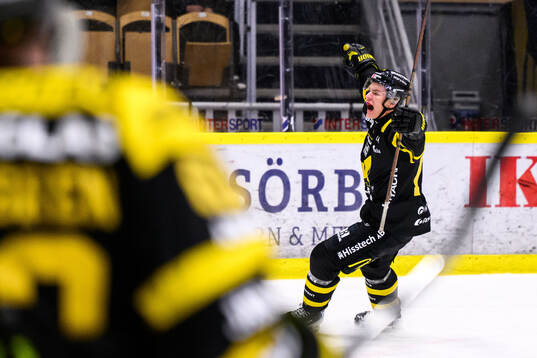Västerås Max Karlsson jublar