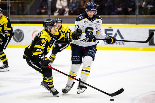 Västerås Svante Sjödin och Södertäljes Viktor Liljegren