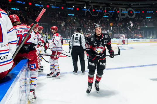 Malmö Redhawks Thomas Berg Paulsen jublar