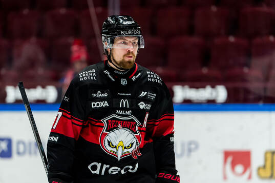 Malmö Redhawks Johan Ivarsson deppar