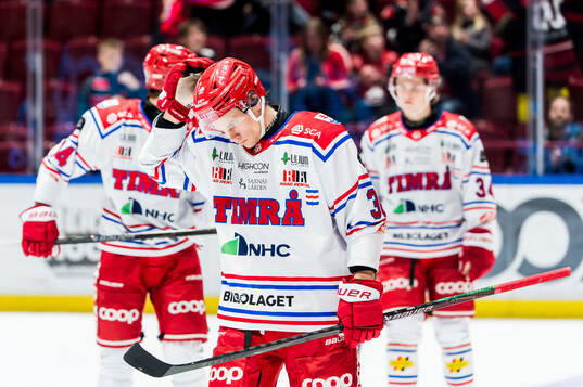 Timrås Albin Sundin deppar