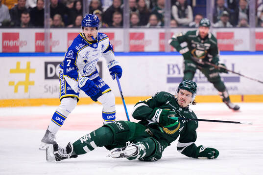 Leksands Marcus Karlberg och Färjestads Joakim Nygård