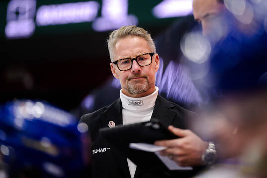 Leksands tränare Johan Hedberg