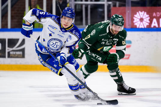 Leksands Alexander Lundqvist och Färjestads Radim Zohorna