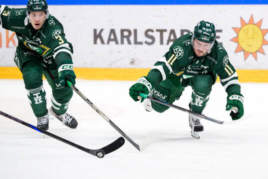 Färjestads Ronald Knot och Joakim Nygård