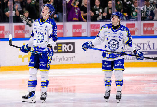 Leksands Anton Johansson och Olle Strandell deppar