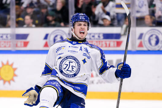 Leksands Arvid Eljas jublar