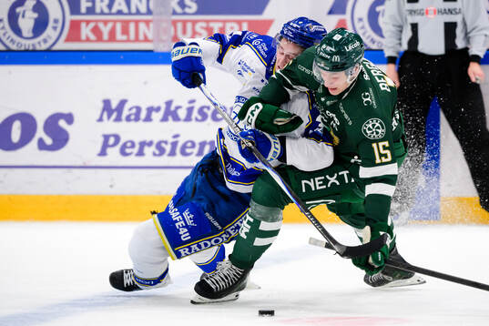 Leksands Tinus Luc Koblar och Färjestads Jack Berglund