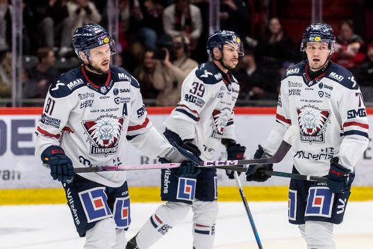 Linköpings Theodor Lennström, Ty Rattie och Eskild Bakke