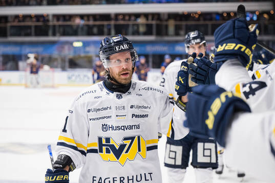 HV71s Mattias Tedenby jublar