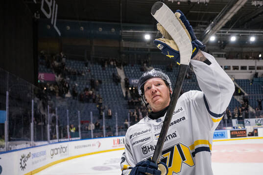 HV71s Andreas Borgman jublar