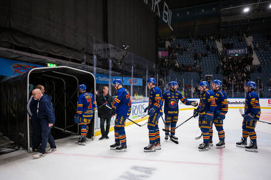 Djurgårdens spelare deppar