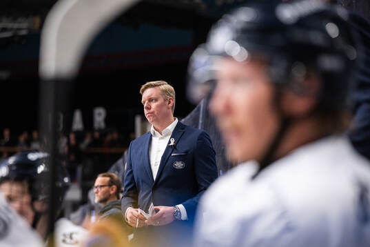 HV71s tränare Anton Blomqvist
