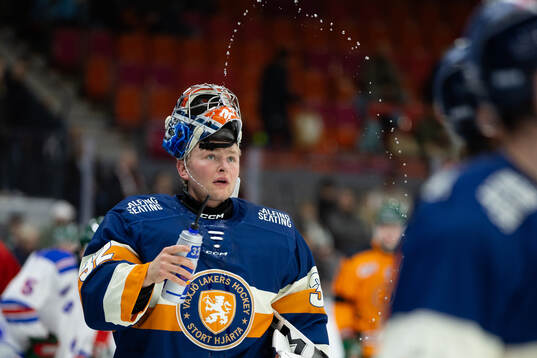 Växjös målvakt Ludvig Persson